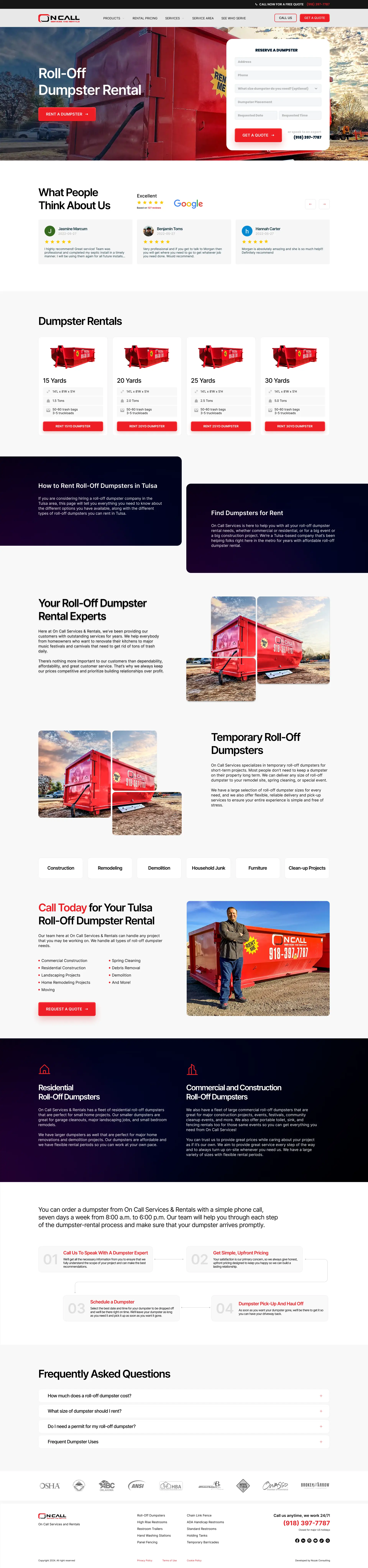 Custom Built Websites For On Site Service Companies 01