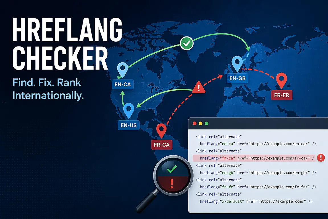 How to improve your international SEO with an hreflang checker