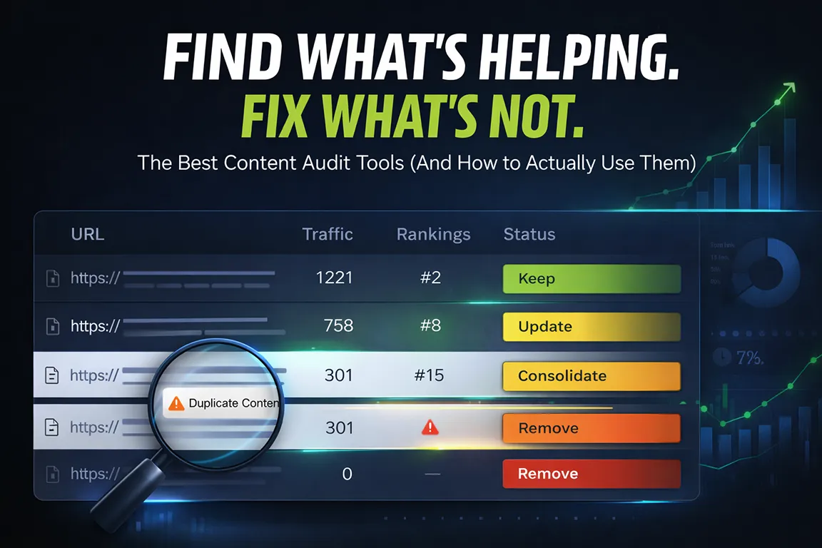 best content audit tools to fix your website