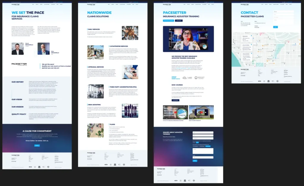 Figma wireframe for website development project in Tulsa