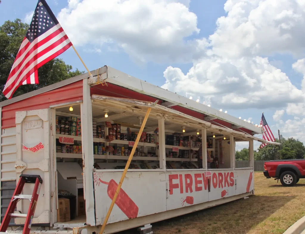 William Nozak Firework Stand