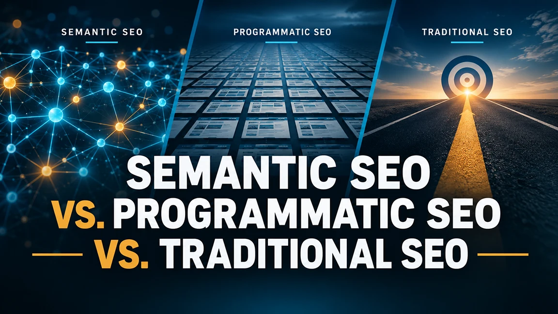Semantic SEO vs. Programmatic SEO vs. Traditional SEO